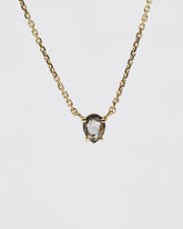 Drop Necklace - purple diamond